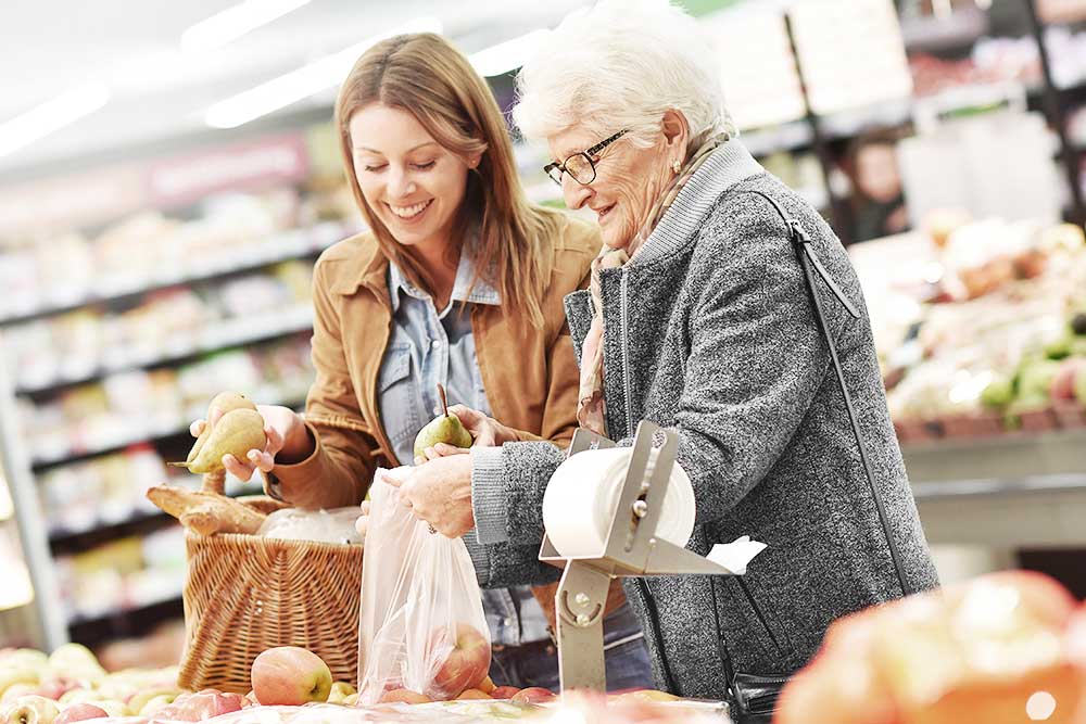 How To Stay Safe When Grocery Shopping With Your Loved Ones - Care At Home  Services