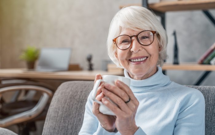 senior citizen aging at home